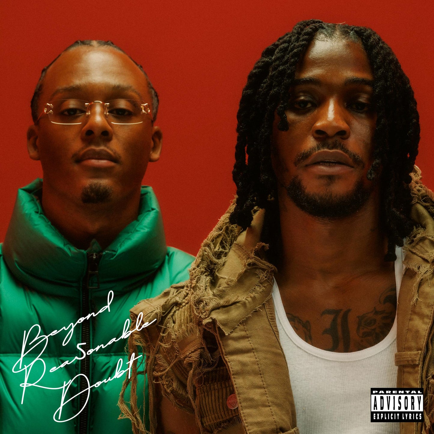 Album cover featuring Young T & Bugsey against a red background.