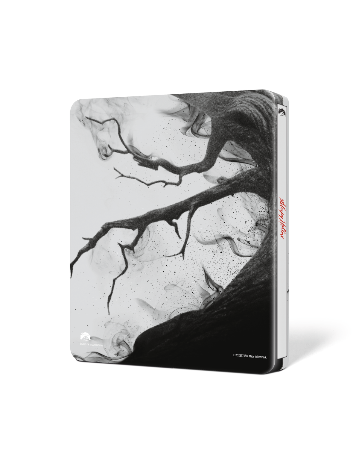 SteelBook Blu-ray case for “Sleepy Hollow” with ghostly imagery in grayscale.