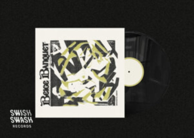 Beige Banquet vinyl record with abstract black and yellow cover art.