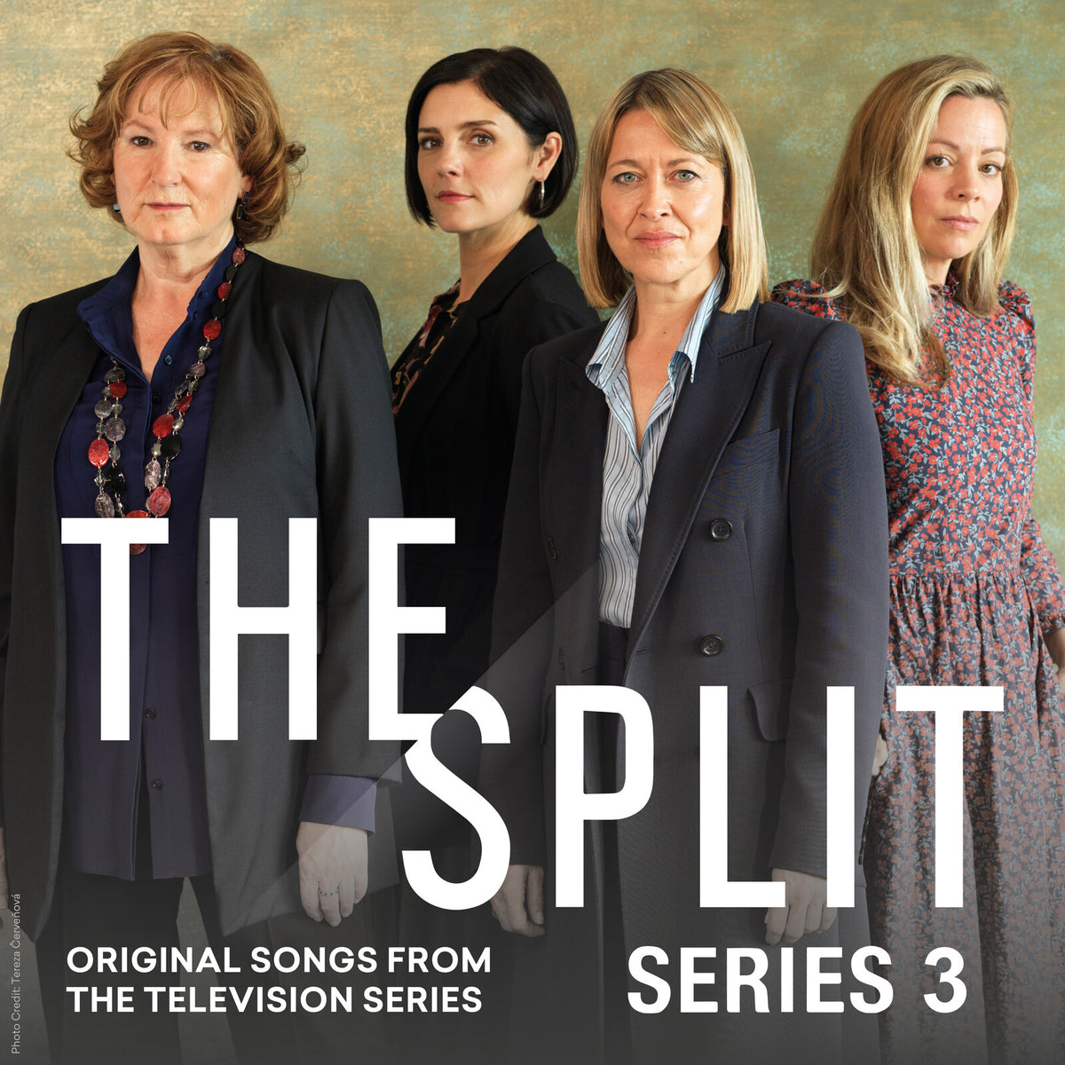 CD cover for "The Split" series 3 featuring four women’s portraits.
