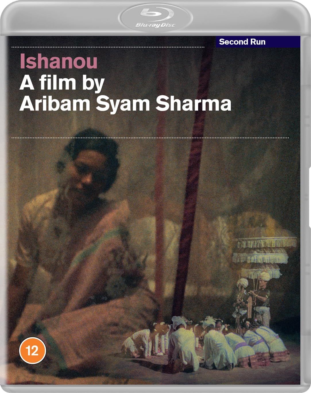 “Ishanou” Blu-ray cover featuring a man and group of figures in white.