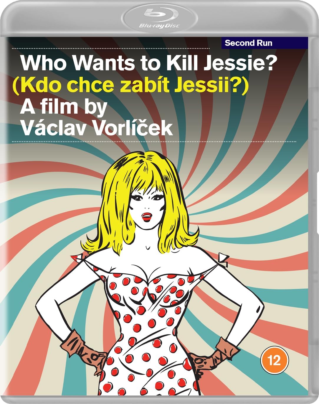 Blu-ray cover for "Who Wants to Kill Jessie?" featuring a blonde woman.