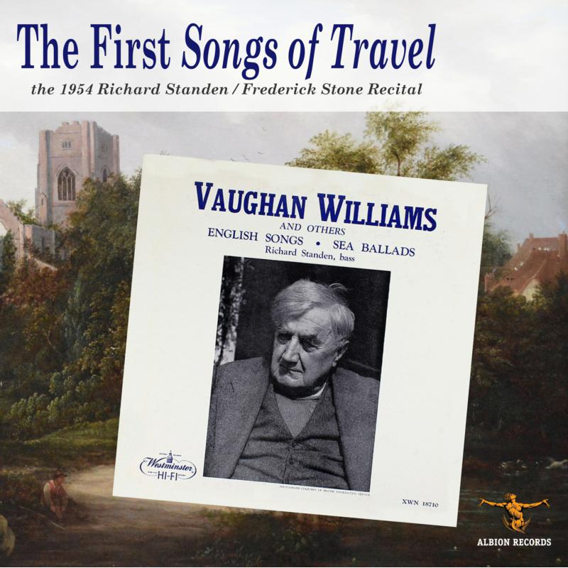 CD cover featuring a portrait of singer Richard Standen and a church.
