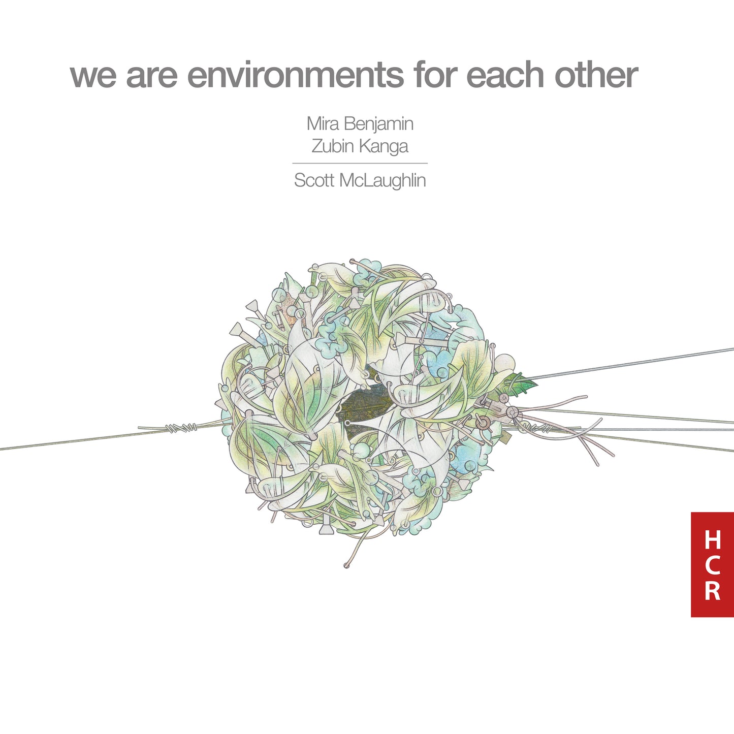 CD cover for Scott McLaughlin’s “We Are Environments For Each Other” album.