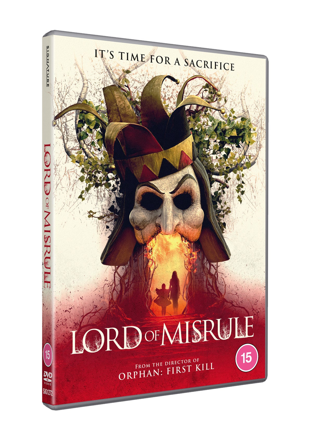 DVD cover for "Lord of Misrule" featuring a masked figure in foliage.