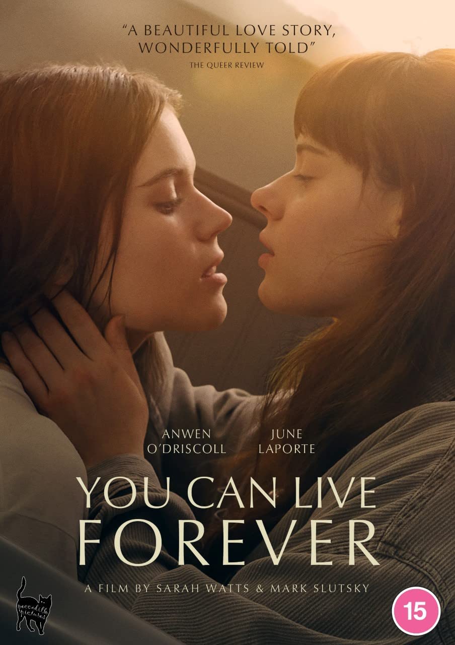 DVD cover for "You Can Live Forever" featuring two women embracing.