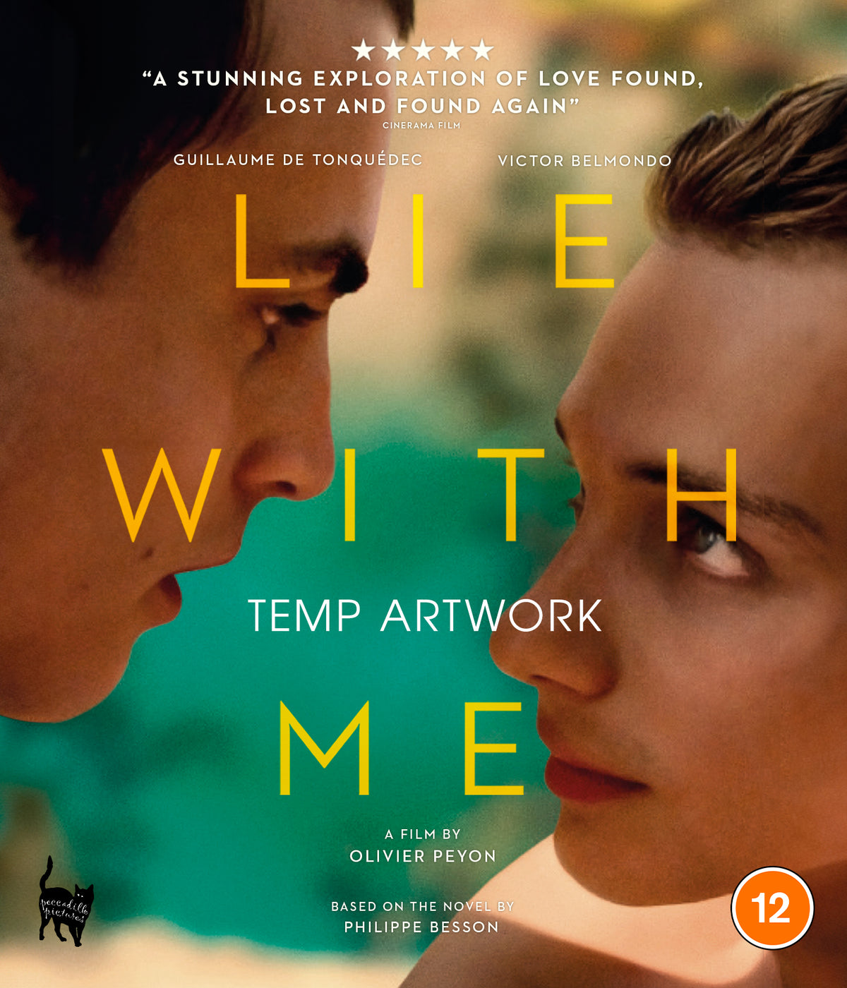 Blu-ray cover for “Lie With Me” featuring two faces in close-up.