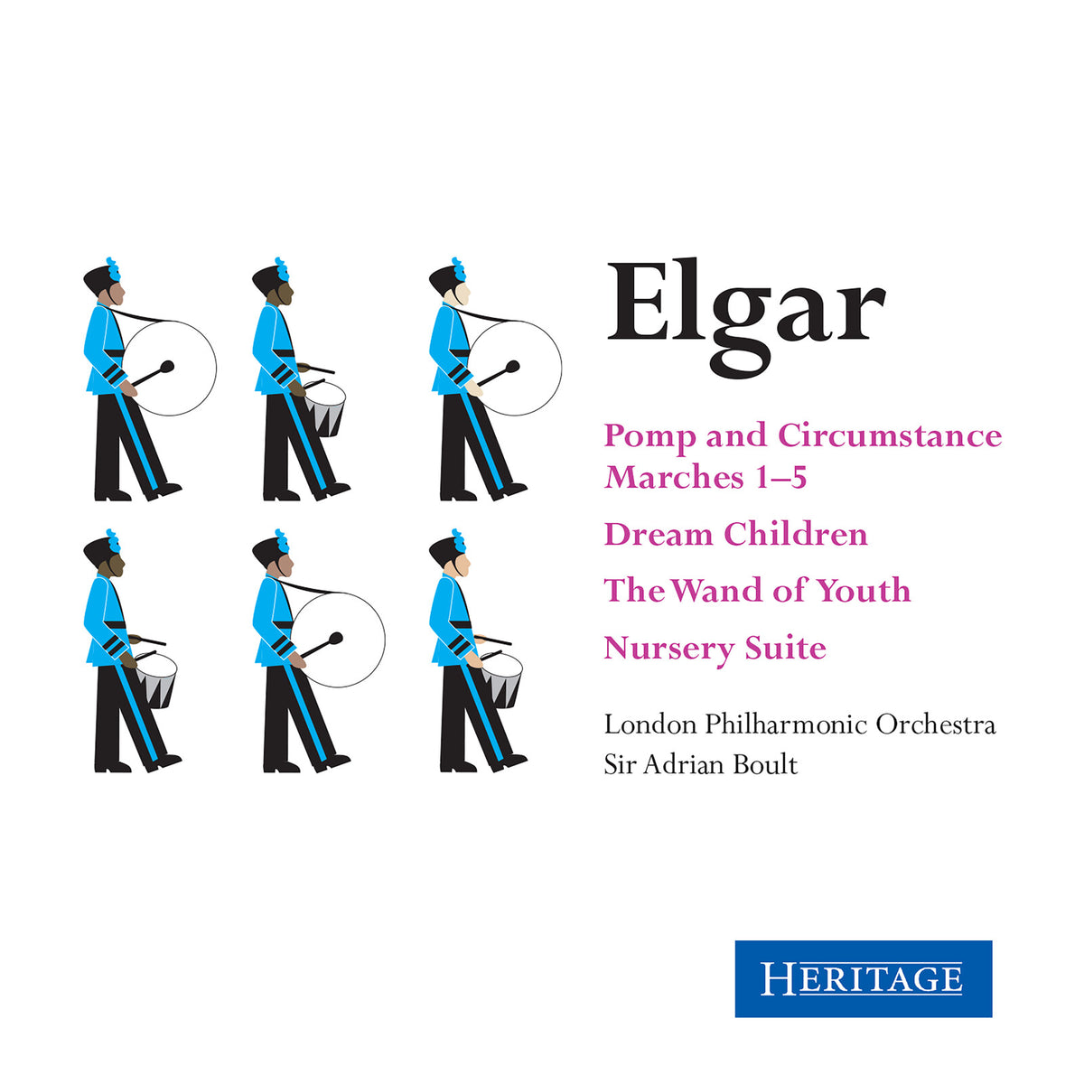 CD cover for Elgar’s “Pomp and Circumstance” by London Philharmonic Orchestra.