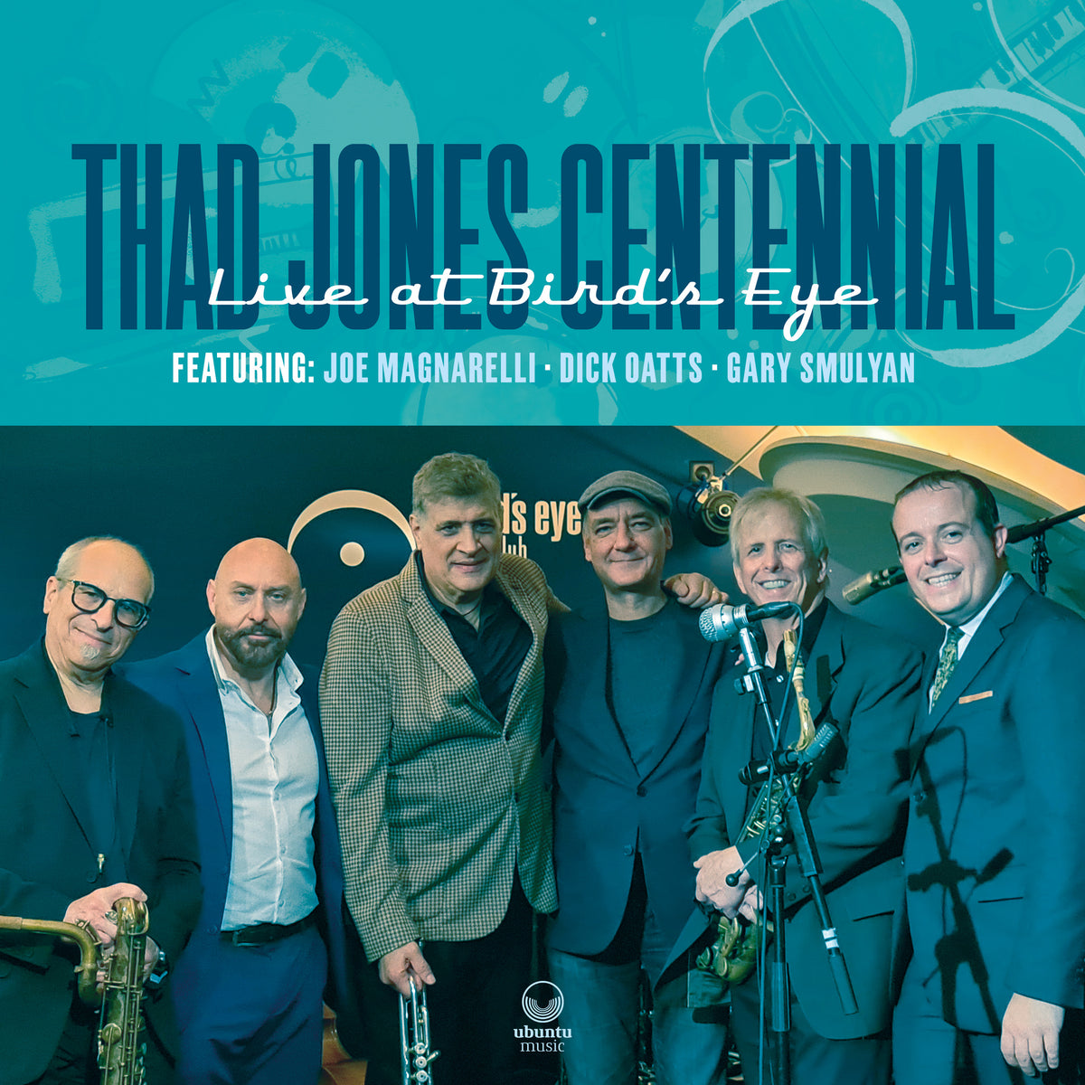 CD cover for Thad Jones Centennial - Live At Birds Eye, featuring musicians.