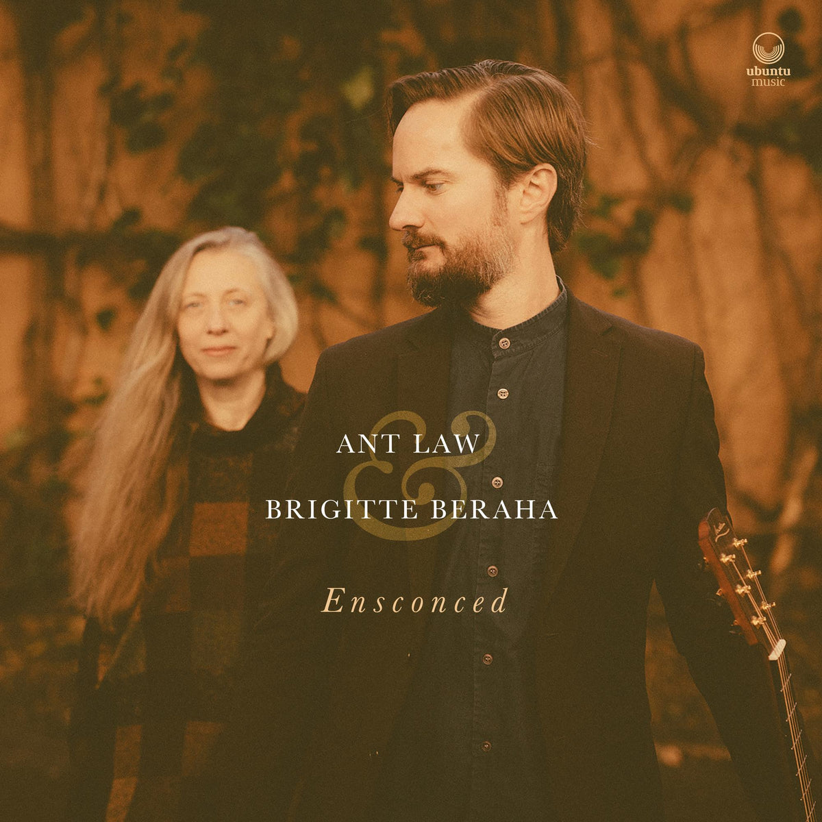 CD case featuring abstract artwork, likely depicting musicians Ant Law & Brigitte Beraha.