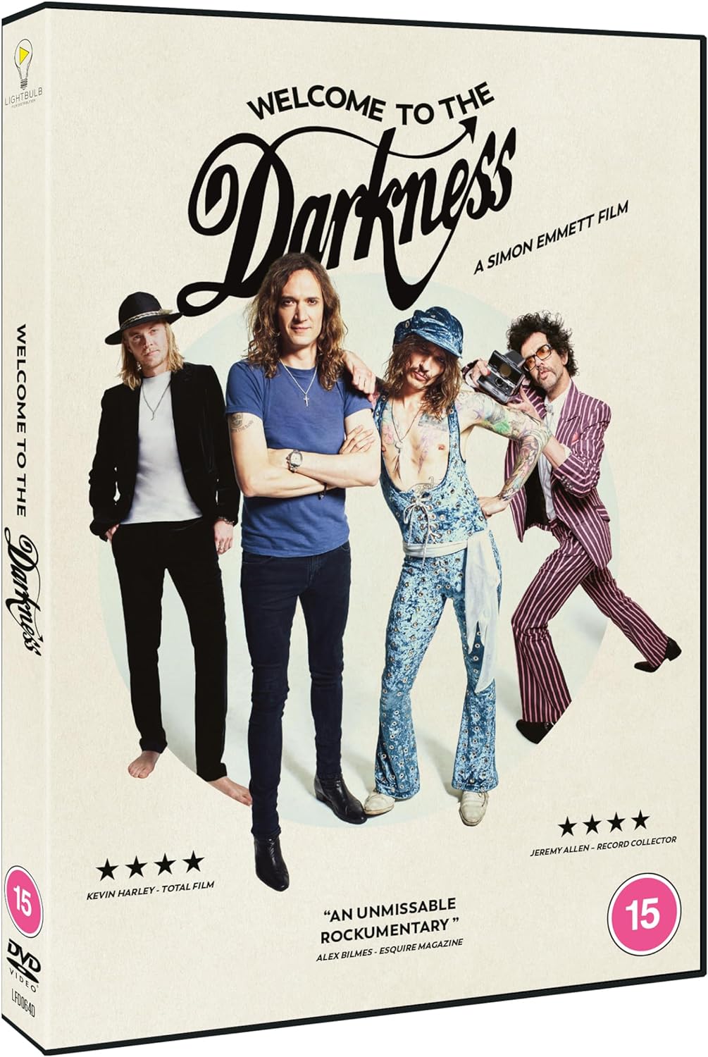 DVD cover featuring the band Welcome to the Darkness in a staged pose.