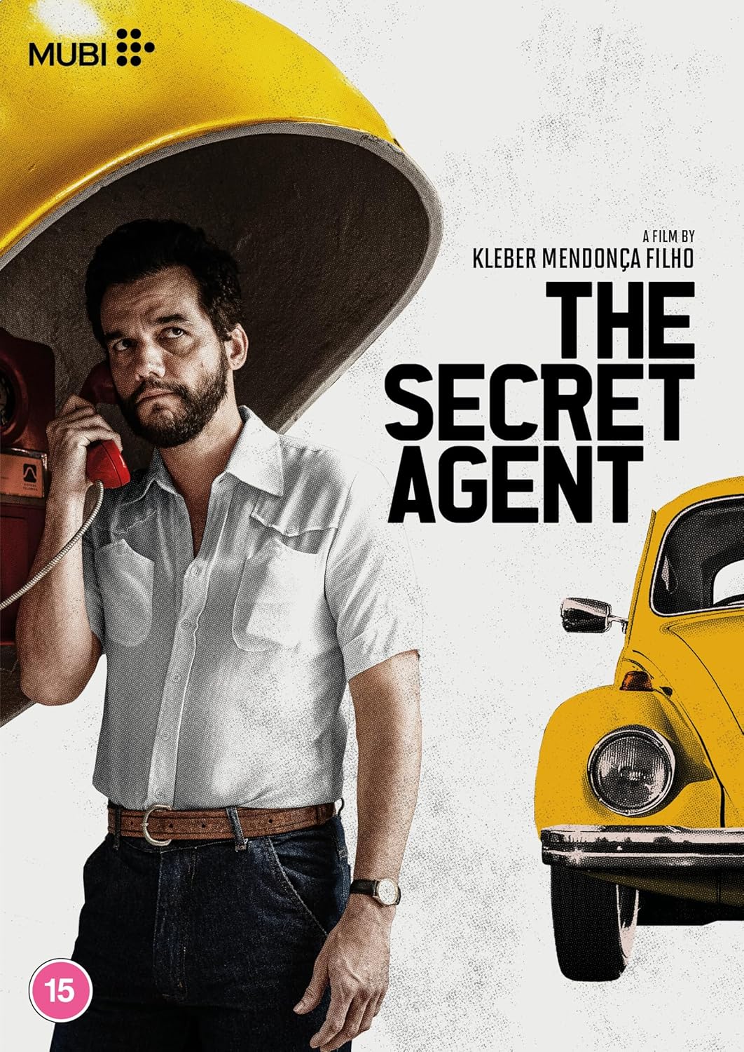 DVD cover for "The Secret Agent" featuring a man on the phone.