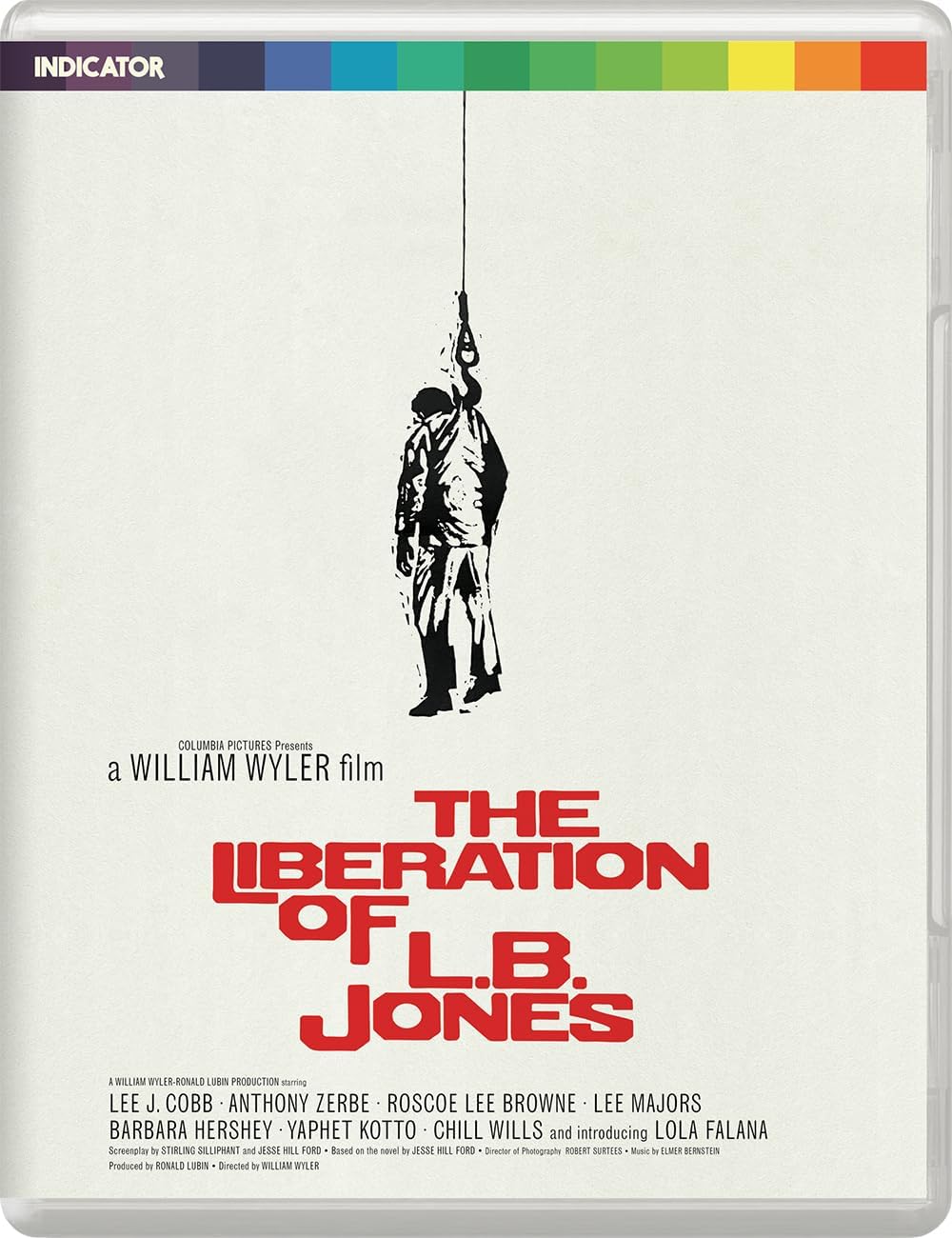 Blu-ray cover for "The Liberation of L.B. Jones" featuring a silhouetted figure.