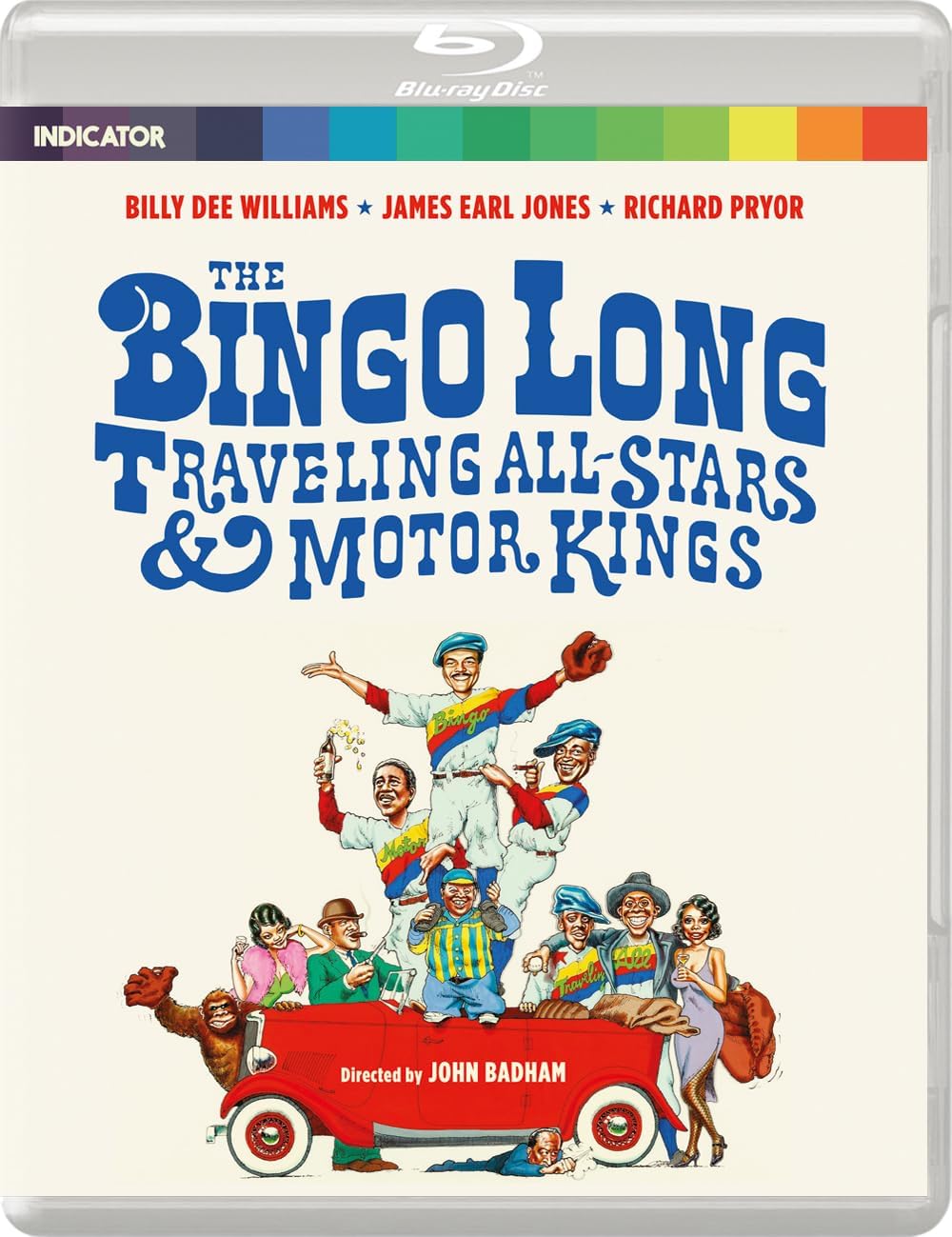 Blu-ray cover for "The Bingo Long Traveling All-Stars" with illustrated artwork.