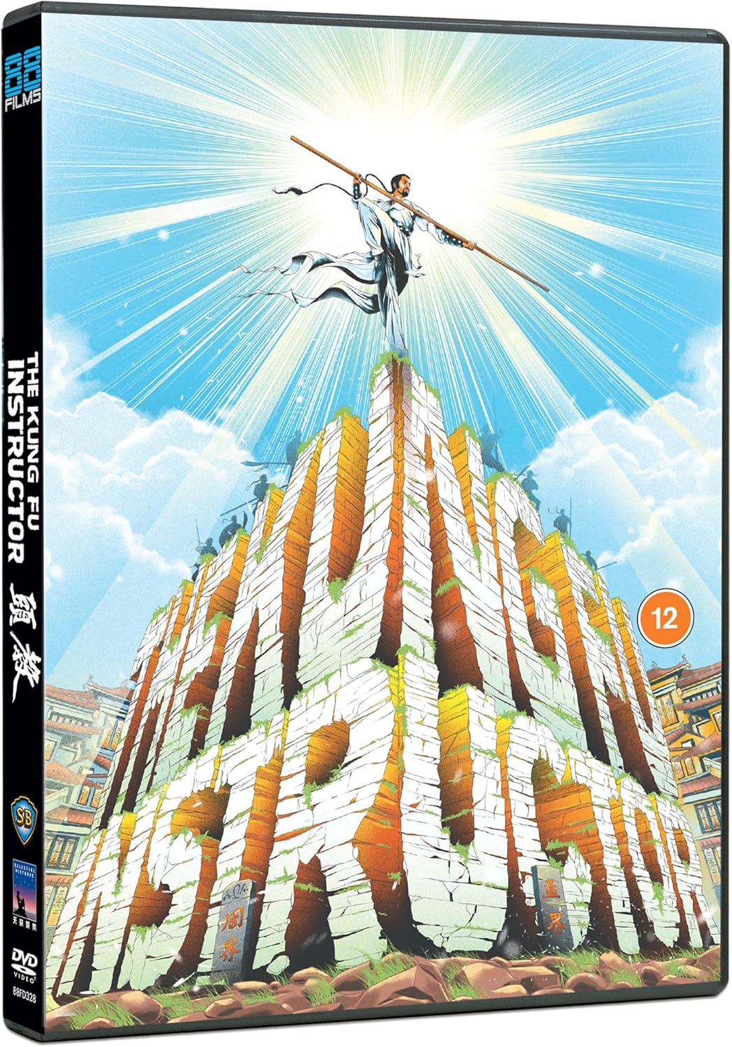 DVD cover for "The Kung Fu Instructor" featuring a martial artist.