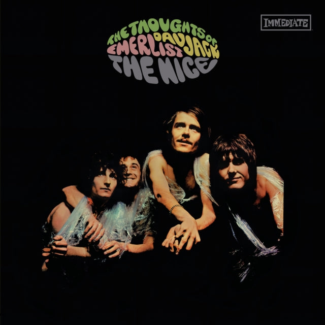 Album cover for The Nice featuring a band portrait and colorful text.