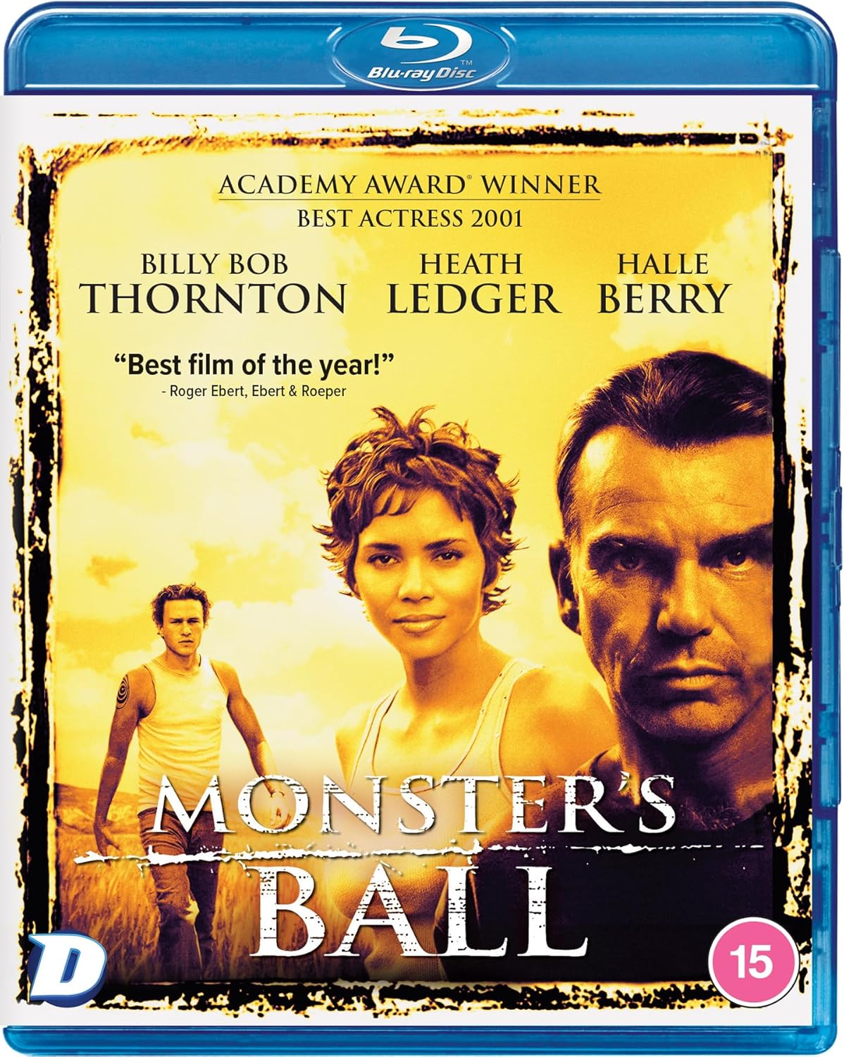 Monster's Ball" Blu-ray cover featuring Halle Berry and Billy Bob Thornton.