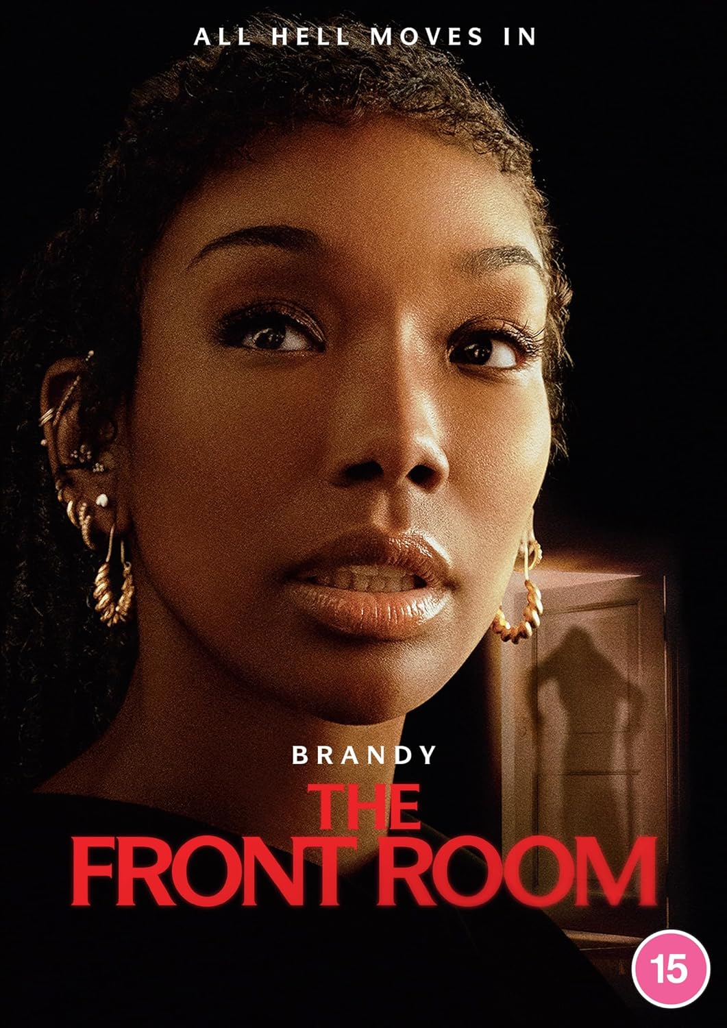 DVD cover for "The Front Room" featuring Brandy Norwood’s portrait.