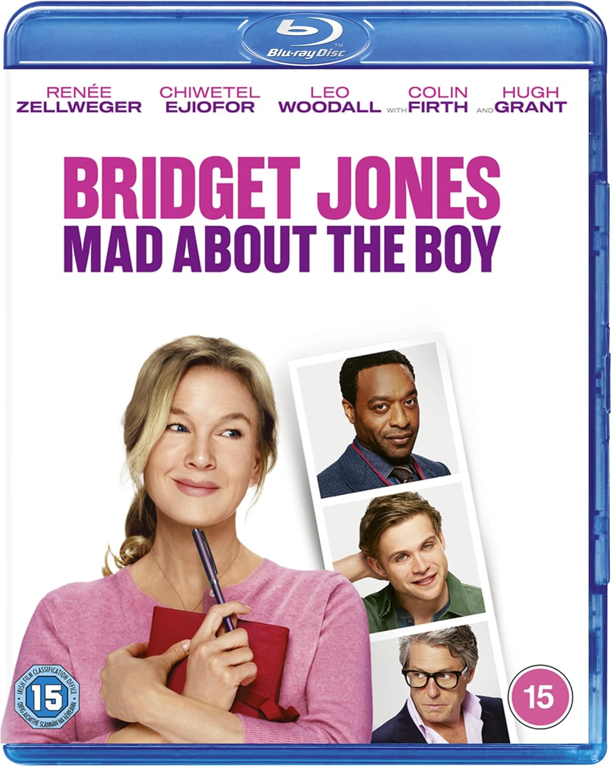 Bridgit Jones: Mad About the Boy" Blu-ray cover with cast photos.