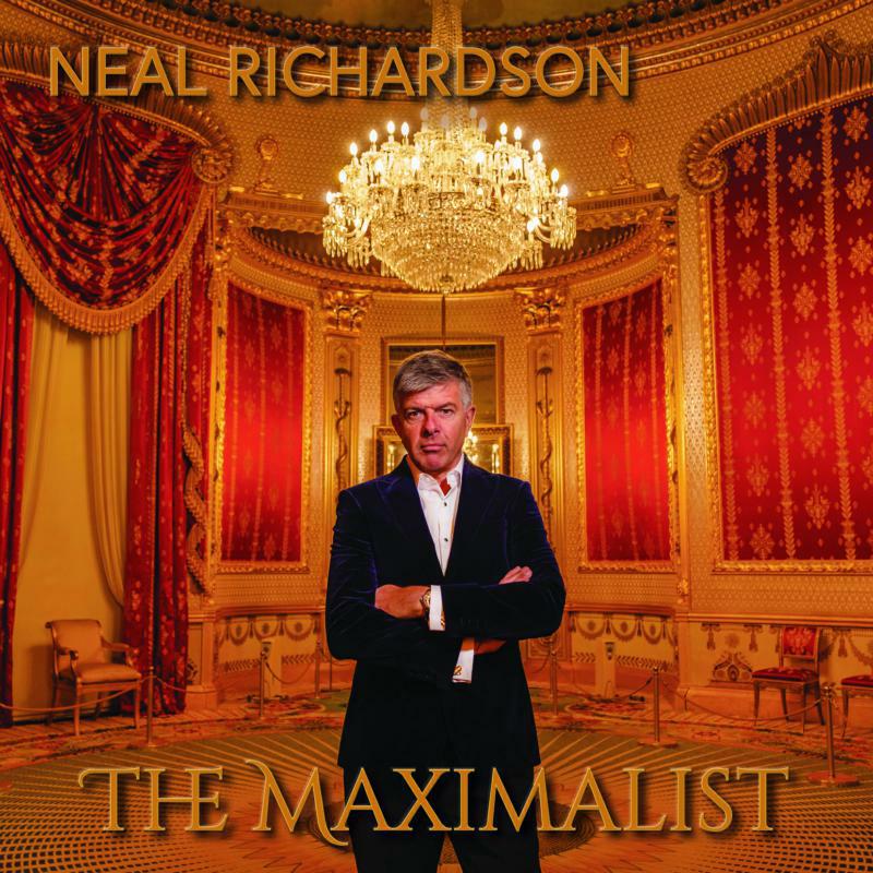 Neal Richardson album cover: man in ornate, lavishly decorated room.