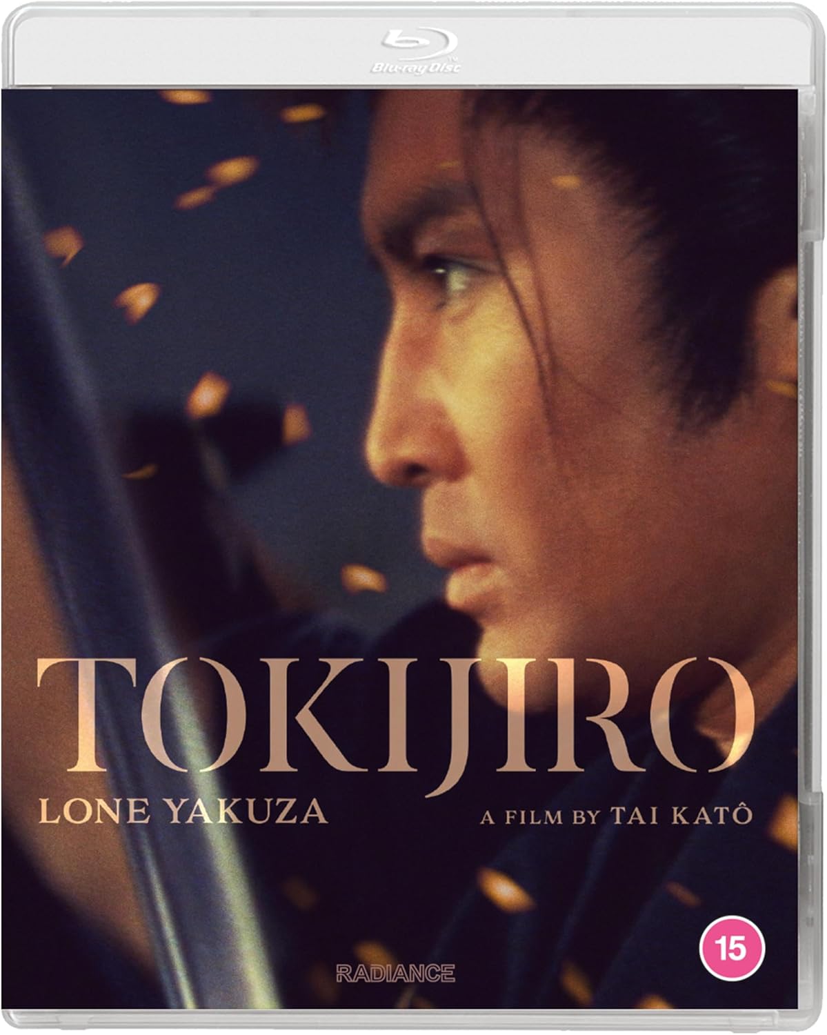 Blu-ray cover for "Tokijiro: Lone Yakuza" featuring a man in profile.