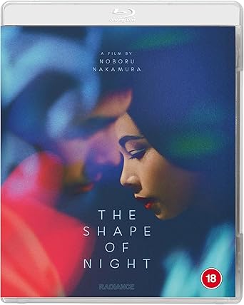 Blu-ray cover for "The Shape of Night" featuring a woman’s profile.