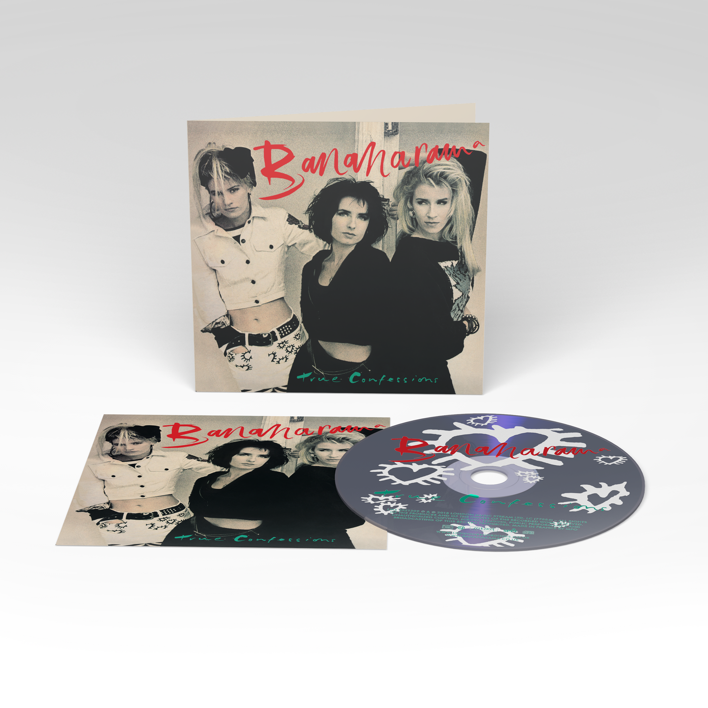 Bananarama's "True Confessions" CD with cover art featuring three women.