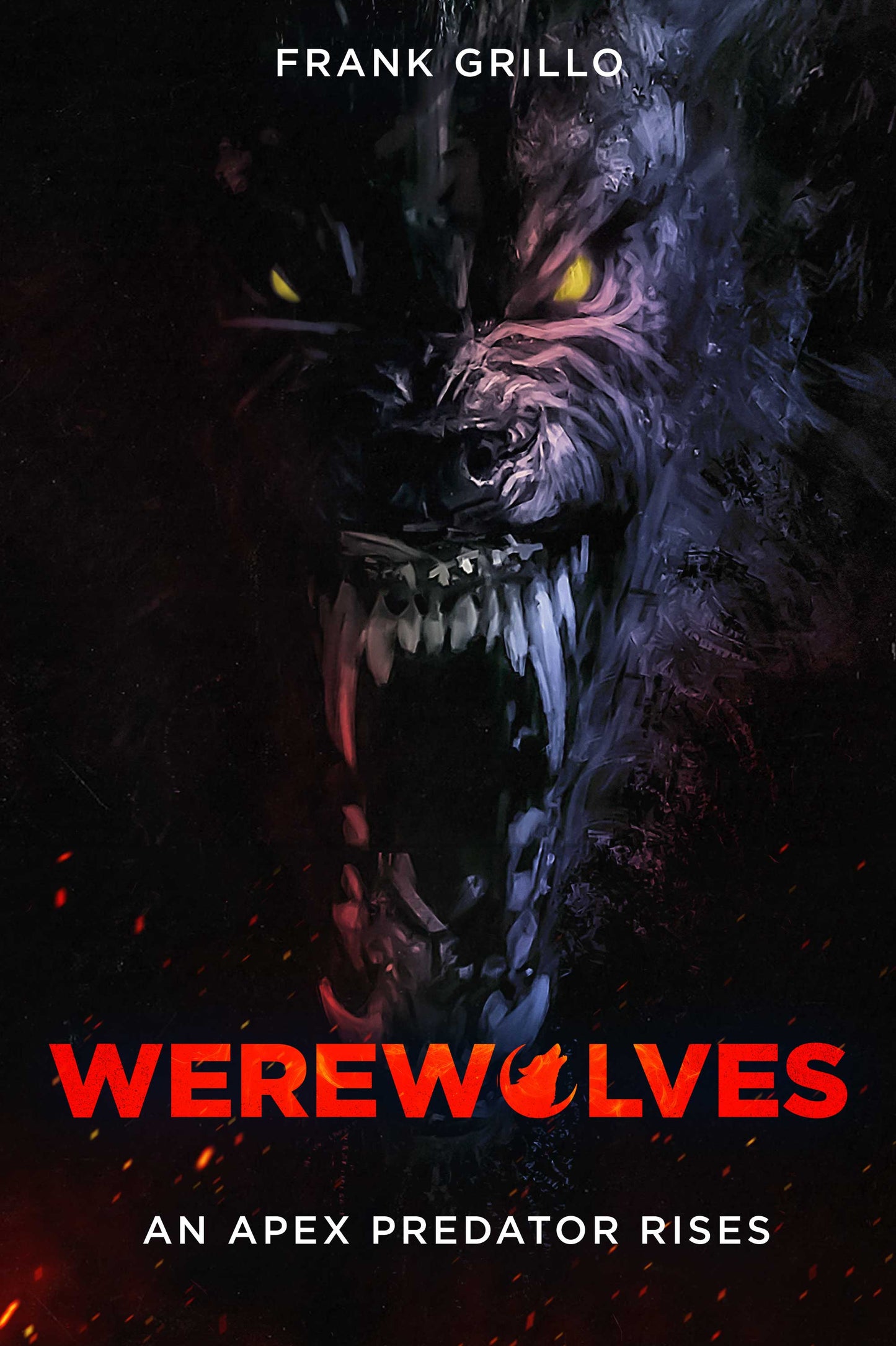 DVD cover for "Werewolves" featuring a snarling werewolf’s face in red lighting.