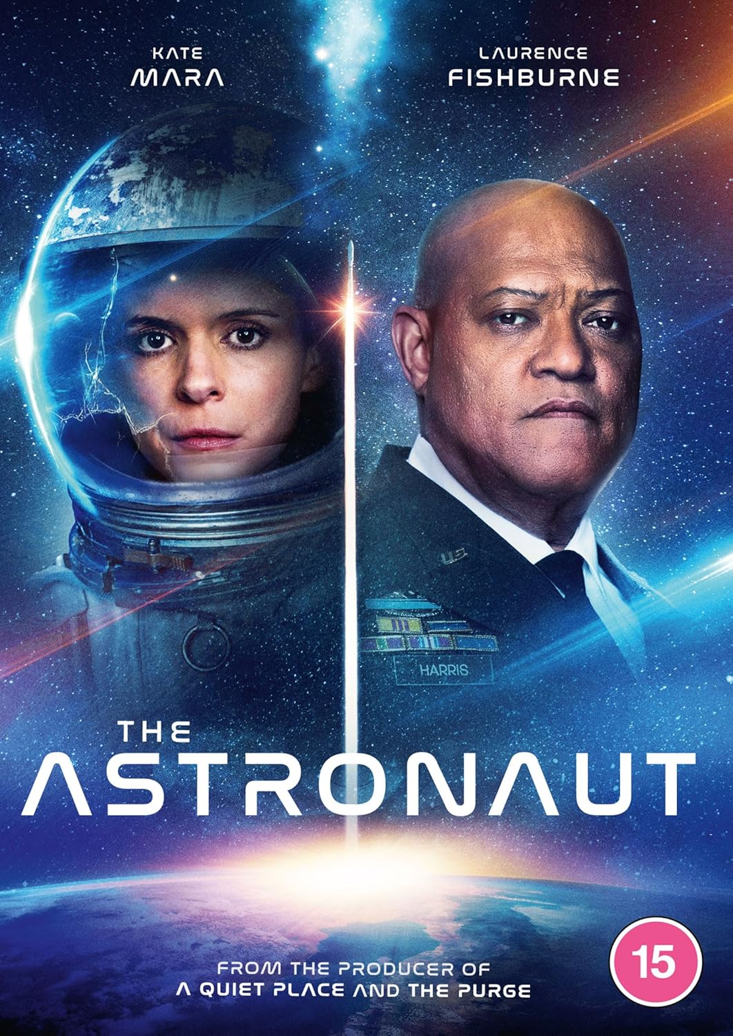 DVD cover for "The Astronaut" featuring an astronaut and a man in uniform.