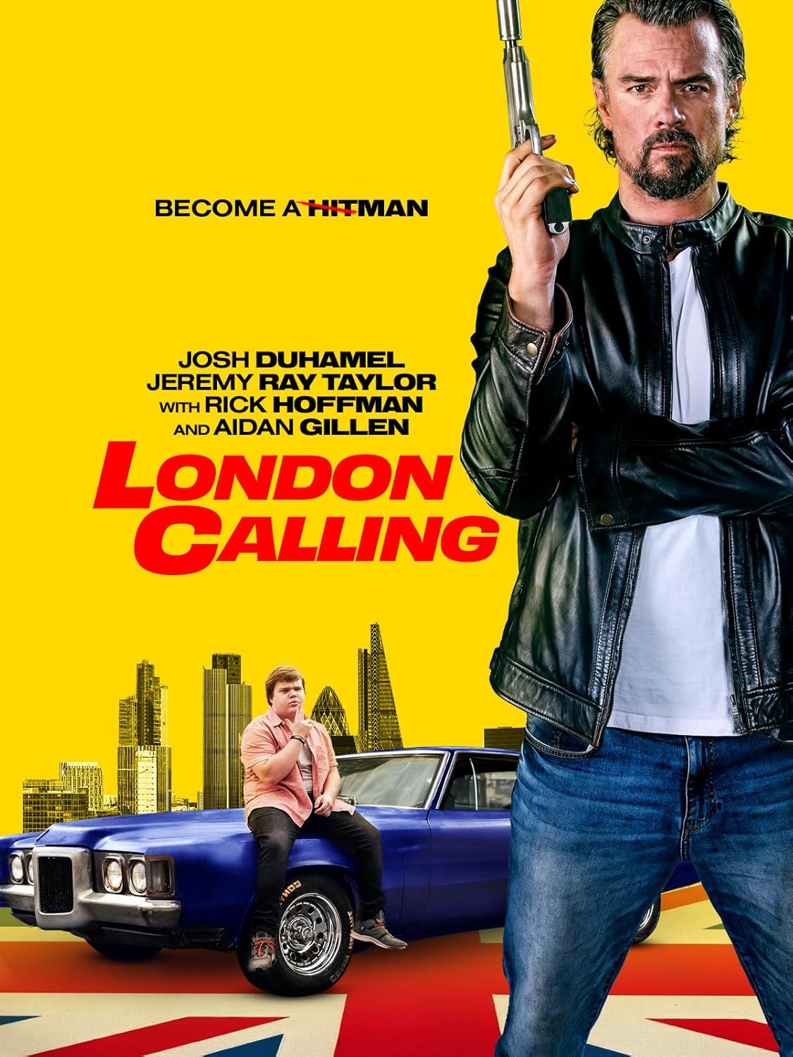 London Calling" DVD cover featuring Josh Duhamel with a gun and Aidan Gillen.