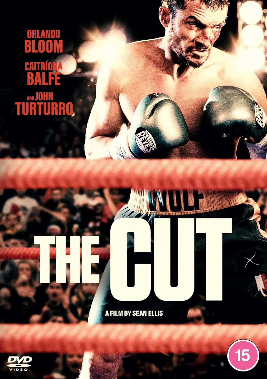 DVD cover for "The Cut" featuring a boxer with boxing gloves.