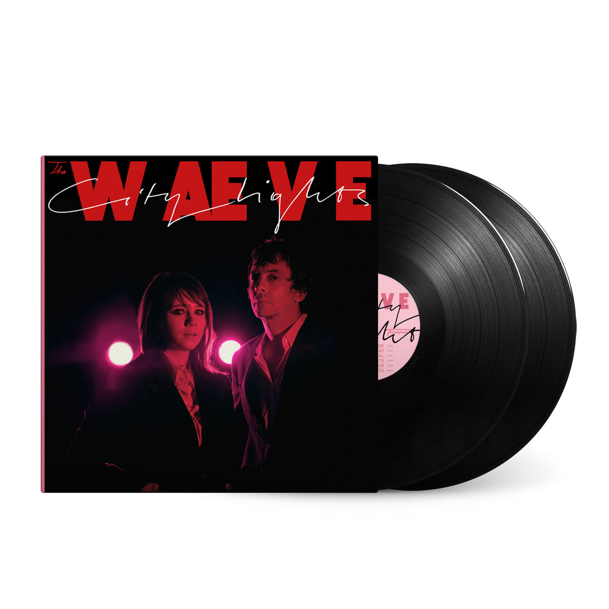 The Wave - City Lights vinyl record with couple on cover.