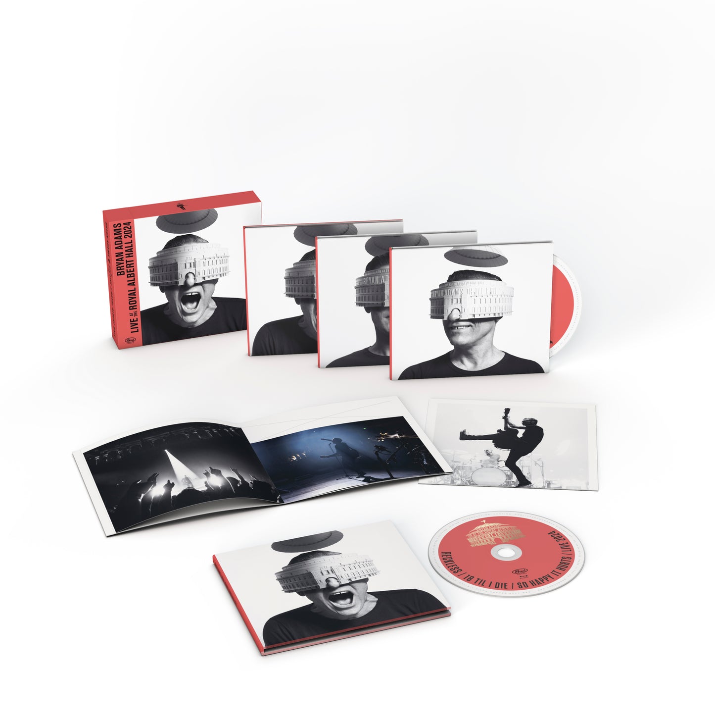Bryan Adams "Live at the Royal Albert Hall" 2024 CD package.