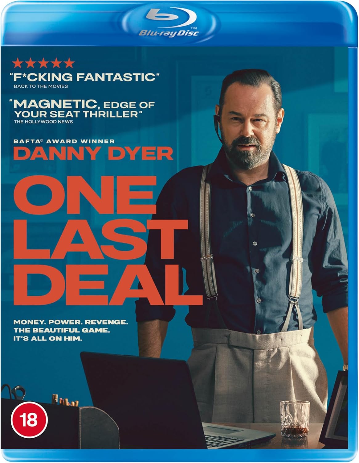 Blu-ray cover for "One Last Deal" featuring Danny Dyer in a suit.