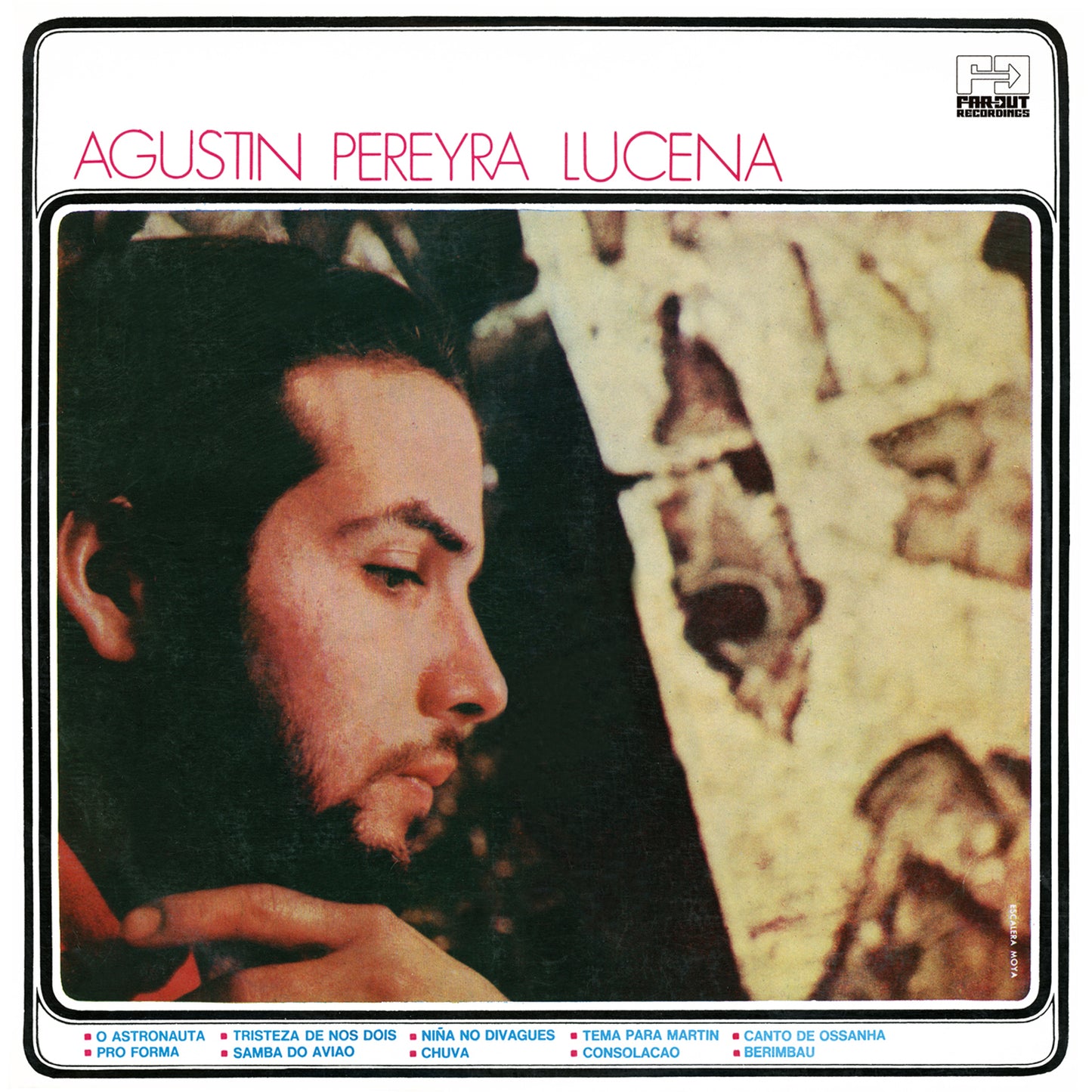 CD cover for Agustin Pereyra Lucena featuring a portrait and tracklist.