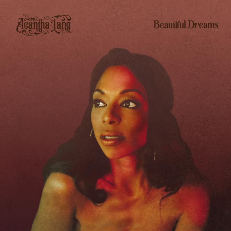 CD cover for "Beautiful Dreams" by Acantha Lang, portrait of a woman.