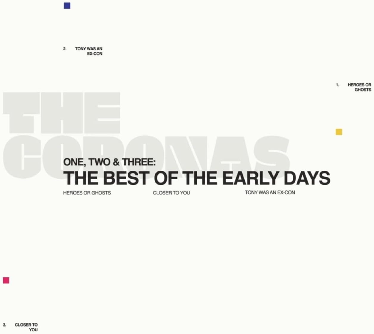 Album cover for The Coronas’ “The Best Of The Early Days” vinyl.