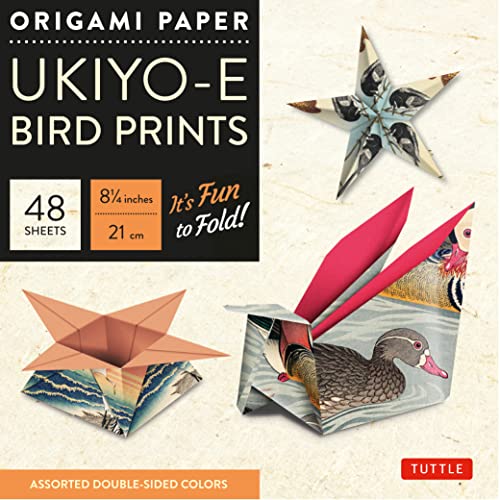 ORIGAMI PAPER UKIYO-E BIRD PRI 48