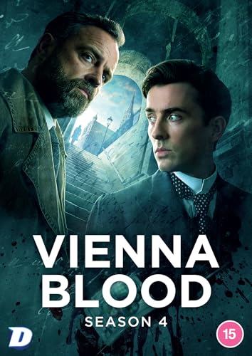 Vienna Blood Season 4 DVD cover featuring two men and a city scene.