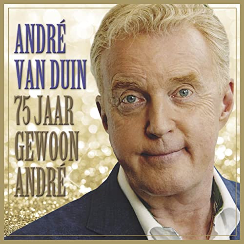CD cover featuring a portrait of André van Duin with golden text.