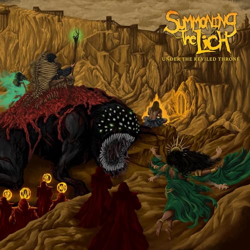 CD cover: dark fantasy art with a skeletal figure on a throne.