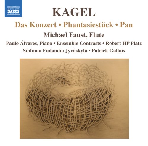 CD cover for Kagel’s music featuring a woven bird’s nest image.