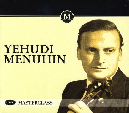 CD cover featuring violinist Yehudi Menuhin in a sepia-toned portrait.