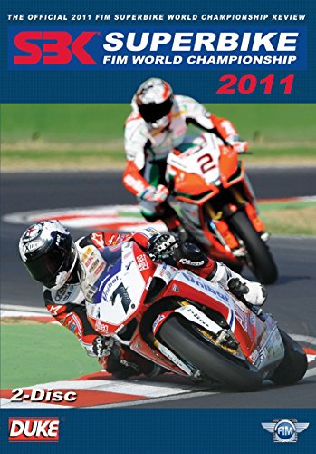 2011 World Superbike Championship DVD cover featuring racing motorcycles and riders.