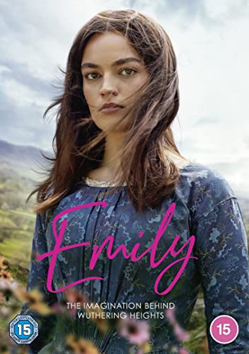 DVD cover for “Emily” featuring a woman in period clothing, landscape background.