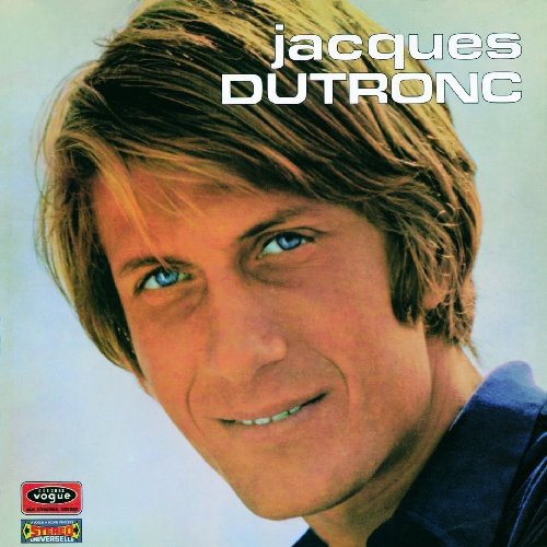 Jacques Dutronc album cover, close-up portrait of a smiling man.