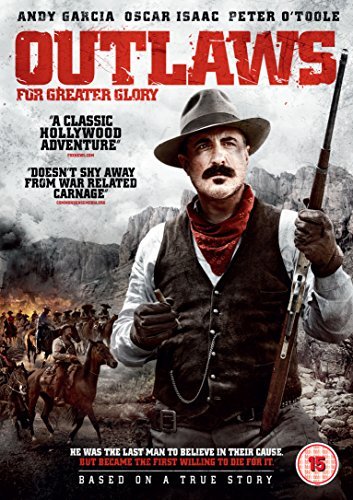 DVD cover for “Outlaws” featuring a cowboy with a rifle.