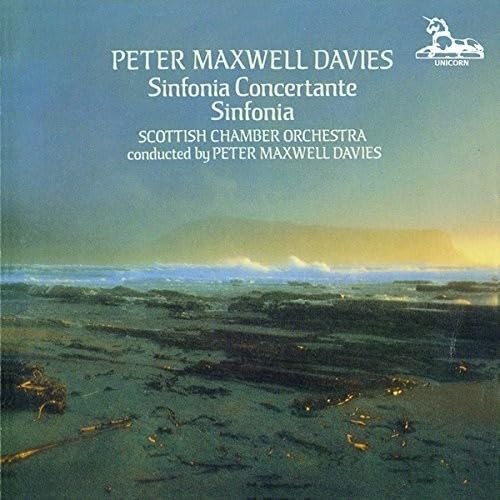 CD cover for Peter Maxwell Davies’ Sinfonia Concertante, Scottish Chamber Orchestra.