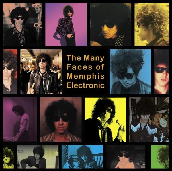 Album cover featuring a collage of portraits of a man with dark hair.