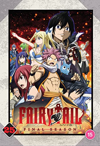 DVD cover for "Fairy Tail: The Final Season Part 25" with characters.